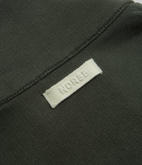 Norse Projects Bjorn Relaxed Organic Loopback Track Jacket - Black Olive thumbnail