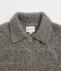 Norse Projects Erik Donegal Diamond Jacket - Grey Melange thumbnail