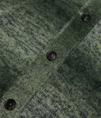 Norse Projects Erik Space Dye Alpaca Mohair Cotton Jacket - Army Green thumbnail