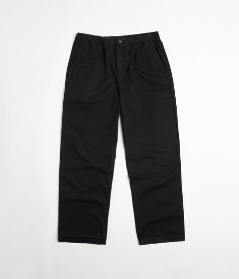 Norse Projects Ezra Relaxed Organic Twill Trousers - Black