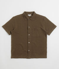 Norse Projects Gustav Crochet Shirt - Chestnut thumbnail