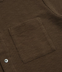 Norse Projects Gustav Crochet Shirt - Chestnut thumbnail