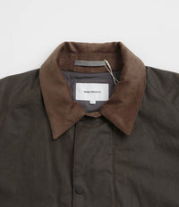 Norse Projects Holmen Wax Fishing Jacket - Beech Green thumbnail