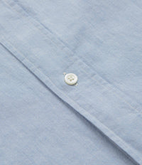 Norse Projects Ivan Relaxed Cotton Linen Short Sleeve Shirt - Pale Blue thumbnail