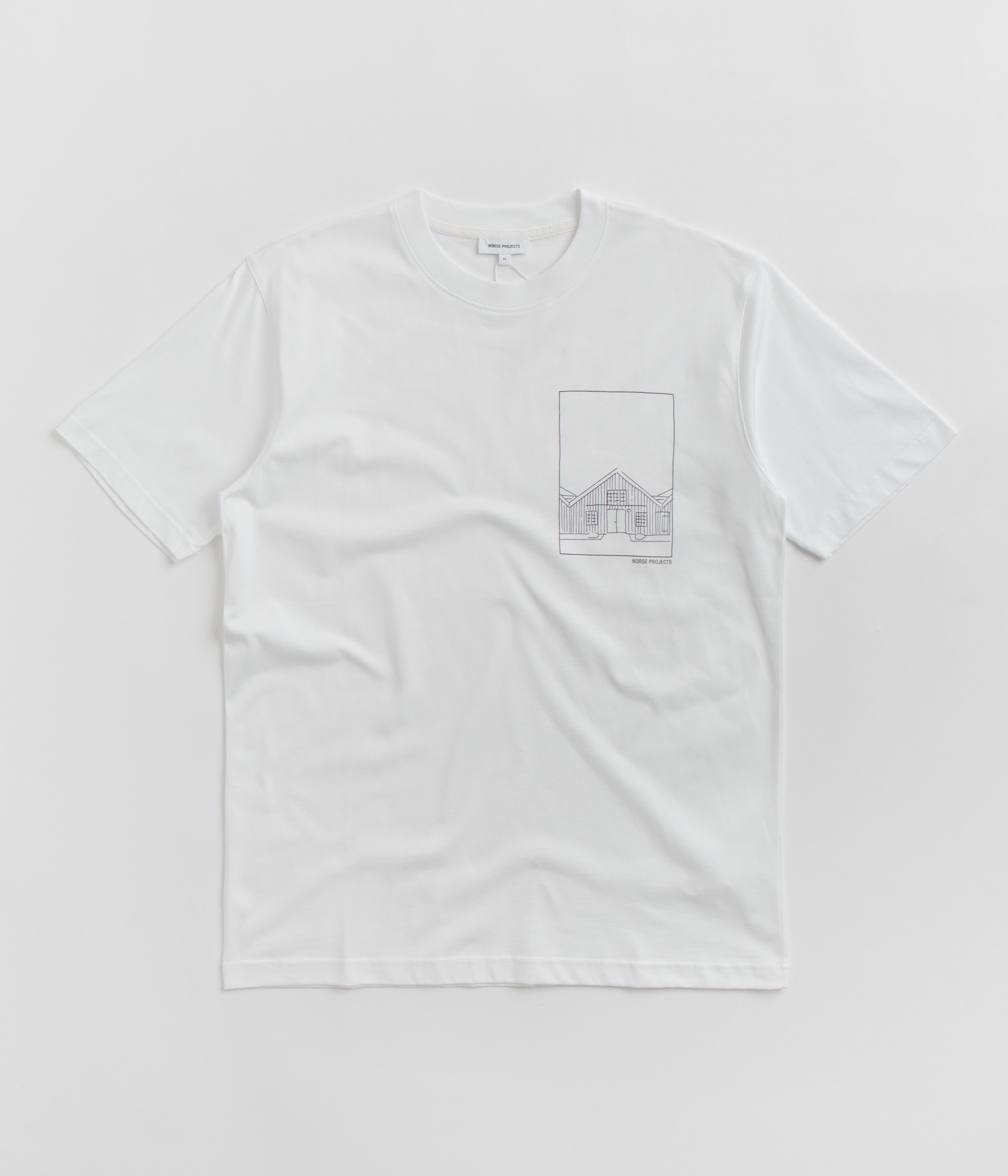 【関税込み】NORSE PROJECTS ホワイト Johannes Tシャツ Johannes Logo T-shirt