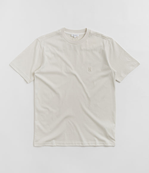 Norse Projects Johannes Organic N Logo T-Shirt - Lucid White