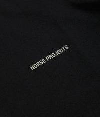 Norse Projects Johannes Standard Logo T-Shirt - Black thumbnail