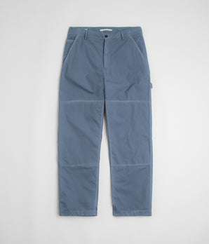 Norse Projects Lukas Tab Series Canvas Pants - Scoria Blue