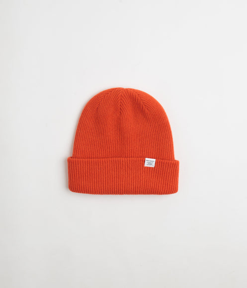 Norse Projects Norse Beanie - Blood Orange