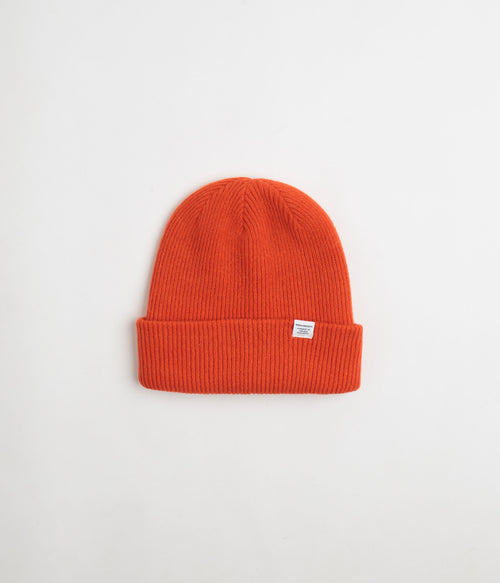Norse Projects Norse Beanie - Blood Orange