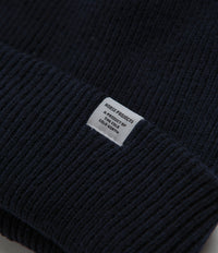 Norse Projects Norse Beanie - Dark Navy thumbnail