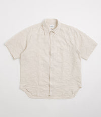 Norse Projects Ole Oversized Fil Coupe Short Sleeve Shirt - Ecru thumbnail