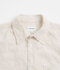 Norse Projects Ole Oversized Fil Coupe Short Sleeve Shirt - Ecru thumbnail