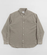 Norse Projects Ole Oversized Striped Shirt - Clay thumbnail