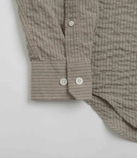 Norse Projects Ole Oversized Striped Shirt - Clay thumbnail