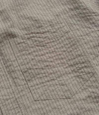 Norse Projects Ole Oversized Striped Shirt - Clay thumbnail
