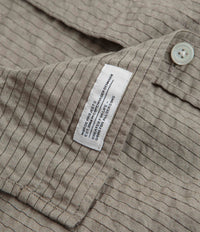 Norse Projects Ole Oversized Striped Shirt - Clay thumbnail