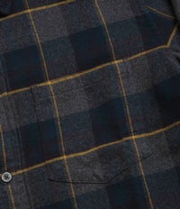 Norse Projects Osvald Organic Flannel Check Shirt - Dark Navy thumbnail