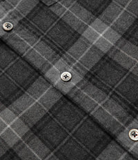 Norse Projects Osvald Organic Flannel Check Shirt - Grey Melange thumbnail