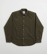 Norse Projects Osvald Organic Flannel Shirt - Sitka Green thumbnail