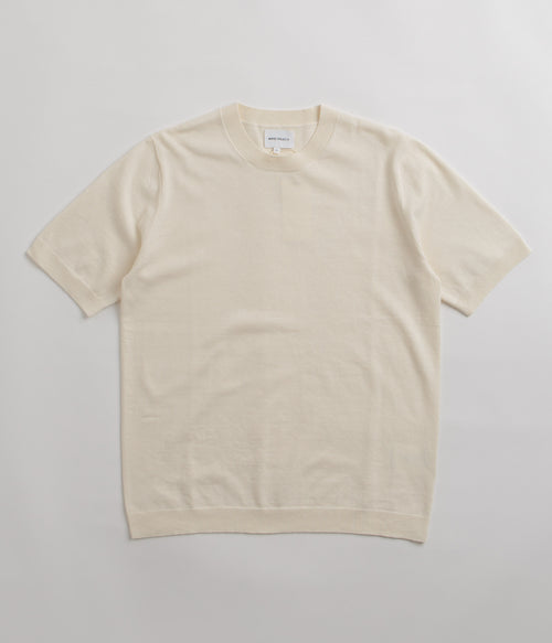 Norse Projects Rhys Cotton Linen T-Shirt - Kit White