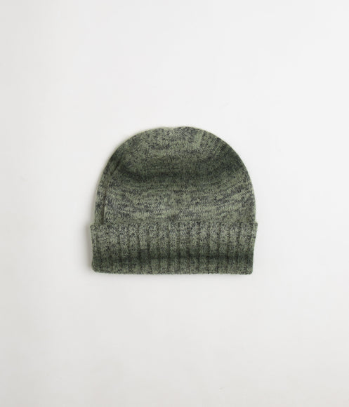 Norse Projects Space Dye Alpaca Mohair Cotton Beanie - Army Green