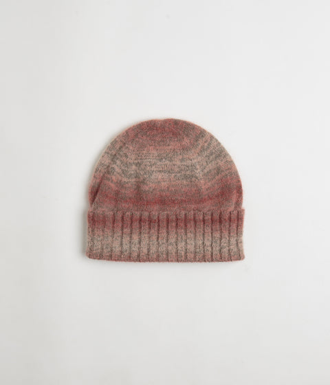 Norse Projects Space Dye Alpaca Mohair Cotton Beanie - Blood Orange