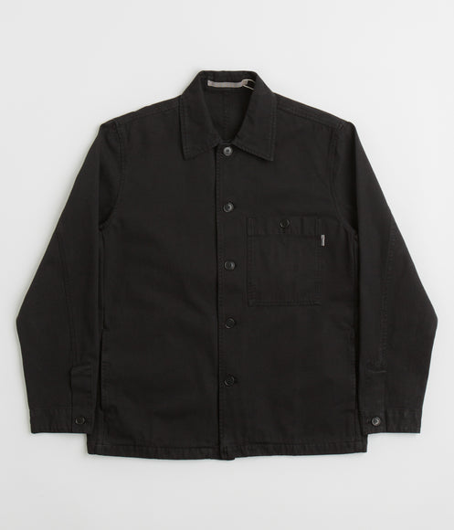 Norse Projects Standard Twill Overshirt - Black