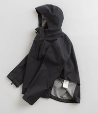 Norse Projects Textured Twill Gore-Tex 3L Stand Collar Jacket - Charcoal Grey thumbnail