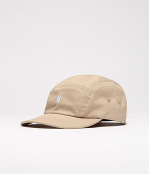 Norse Projects Twill 5 Panel Cap - Utility Khaki