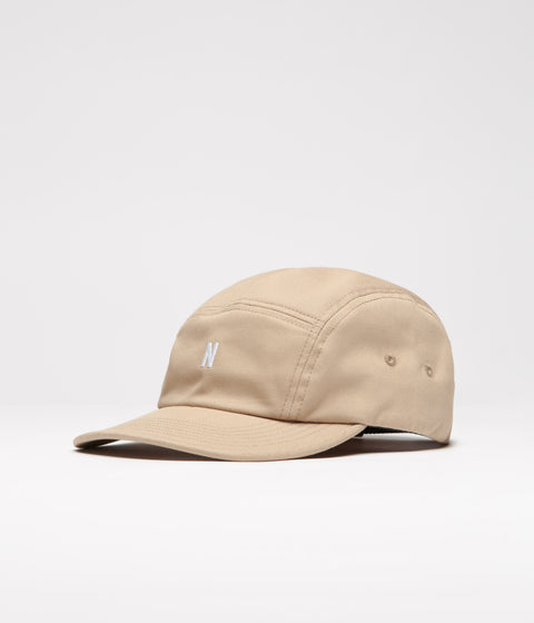 Norse Projects Twill 5 Panel Cap - Utility Khaki