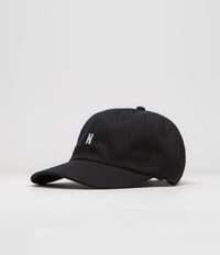 Norse Projects Twill Sports Cap - Black thumbnail