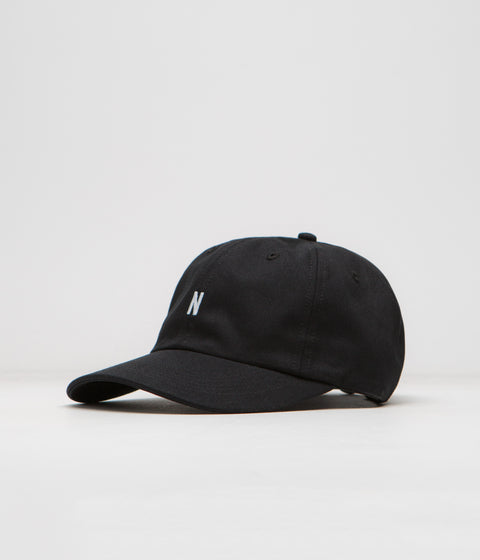 Norse Projects Twill Sports Cap - Black