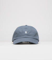 Norse Projects Twill Sports Cap - Steel Blue thumbnail