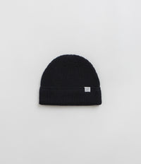 Norse Projects Wool Cotton Rib Beanie - Dark Navy thumbnail