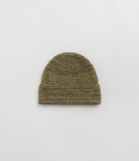 Norse Projects Wool Cotton Rib Beanie - Sitka Green thumbnail