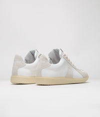 Novesta All Leather German Army Trainer Shoes - White / Ecru thumbnail