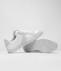 Novesta All Leather German Army Trainer Shoes - White / Ecru thumbnail