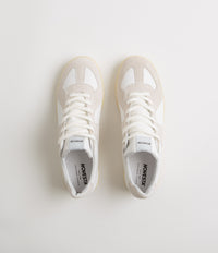 Novesta All Leather German Army Trainer Shoes - White / Ecru thumbnail