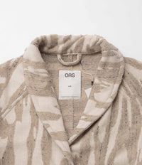 OAS Linen Terry Statement Robe - Fern thumbnail