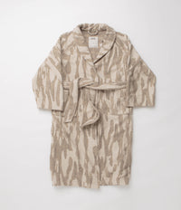 OAS Linen Terry Statement Robe - Fern thumbnail