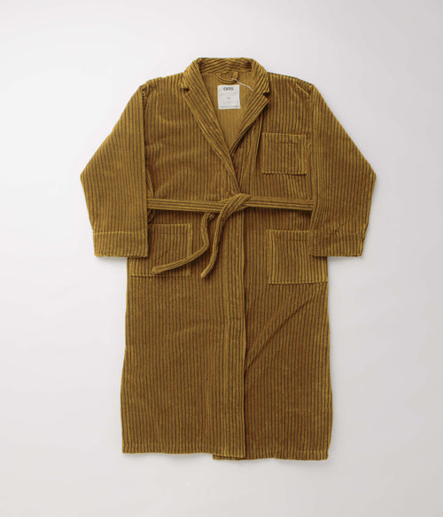 OAS Striped Velour Long Robe - Santiago