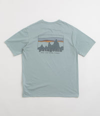 Patagonia 73 Skyline Organic T-Shirt - Thermal Blue thumbnail