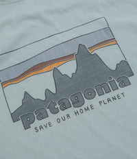 Patagonia 73 Skyline Organic T-Shirt - Thermal Blue thumbnail