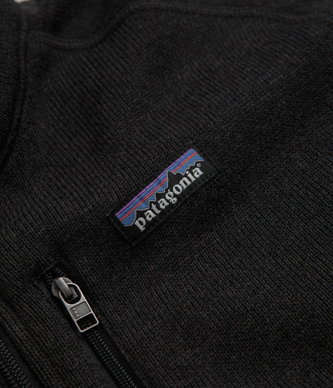 Patagonia Better Sweater 1/4 Zip Sweatshirt in Black