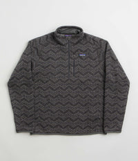 Patagonia Better Sweater 1/4 Zip Sweatshirt - Island Escape: Forge Grey thumbnail