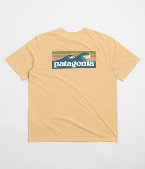 Patagonia Boardshort Logo Pocket Responsibili-Tee T-Shirt - Beeswax Tan