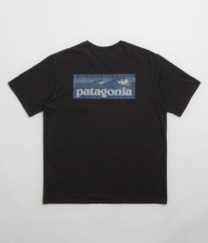 Patagonia Boardshort Logo Pocket Responsibili-Tee T-Shirt - Ink Black