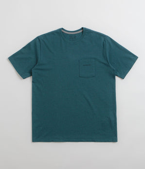 Patagonia Boardshort Logo Pocket Responsibili-Tee T-Shirt - Wetland Blue