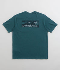 Patagonia Boardshort Logo Pocket Responsibili-Tee T-Shirt in Wetland Blue thumbnail